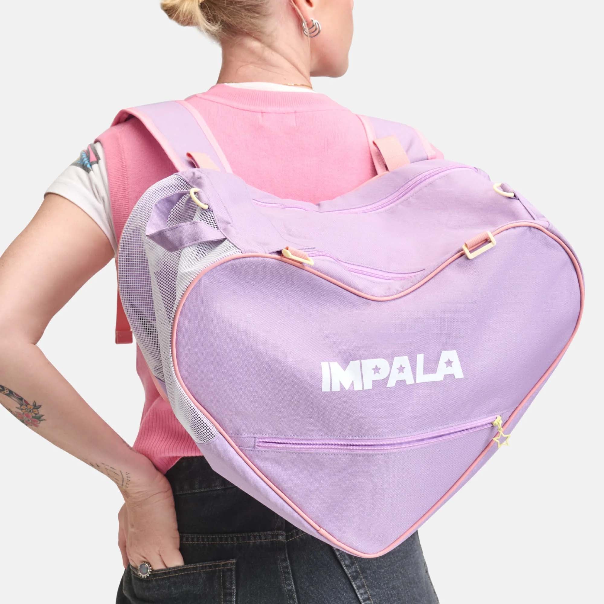 Impala Heart Shaped Skate Bag - Lavander - Image 2