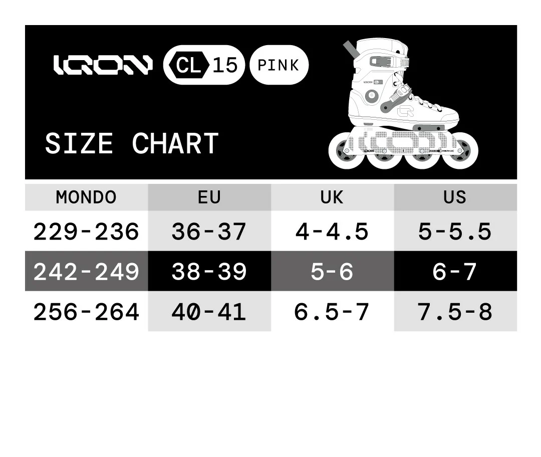 Iqon CL 15 Inline Skates - Pink - Image 3