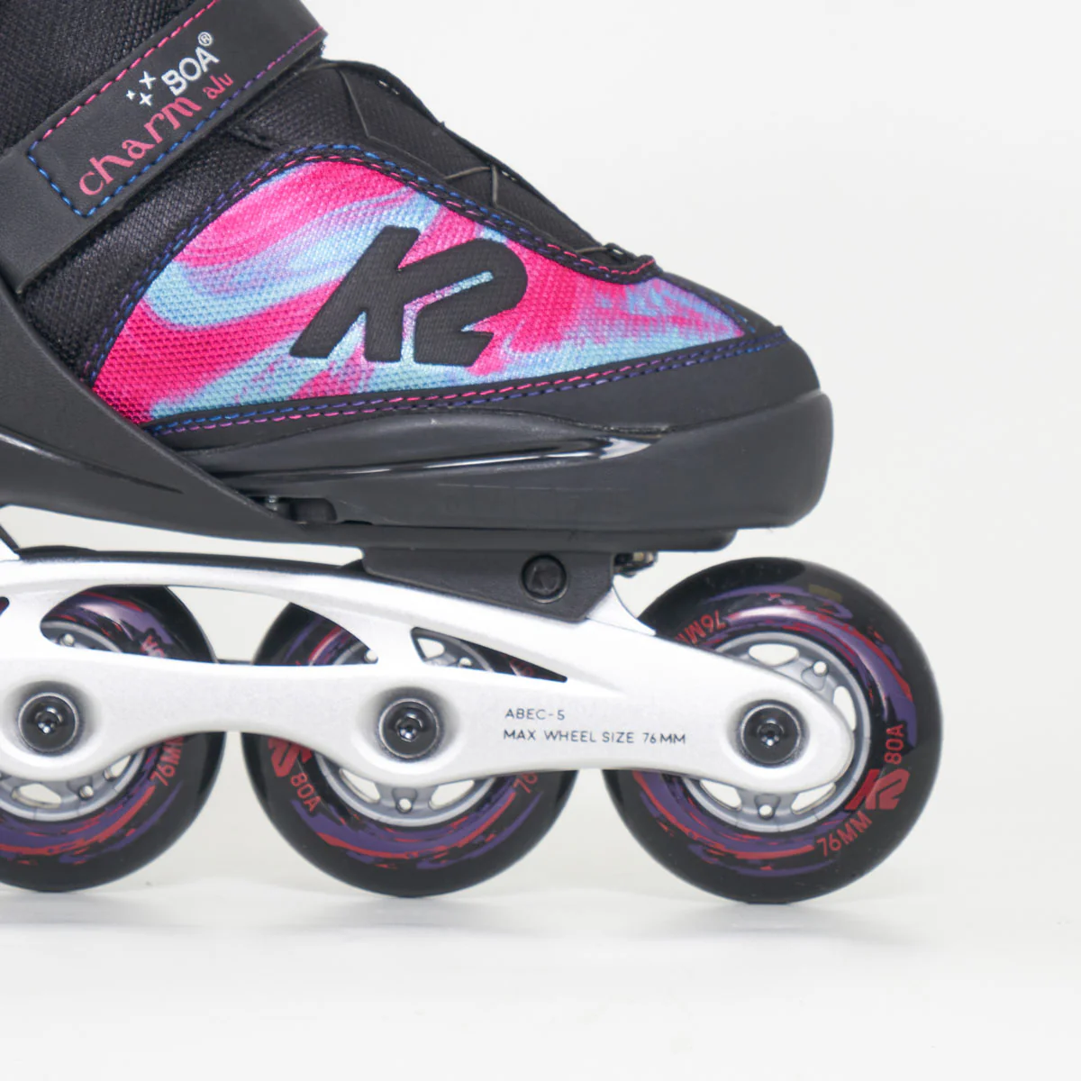 K2 Charm BOA ALU - Kids Adjustable Inline Skates - Image 4