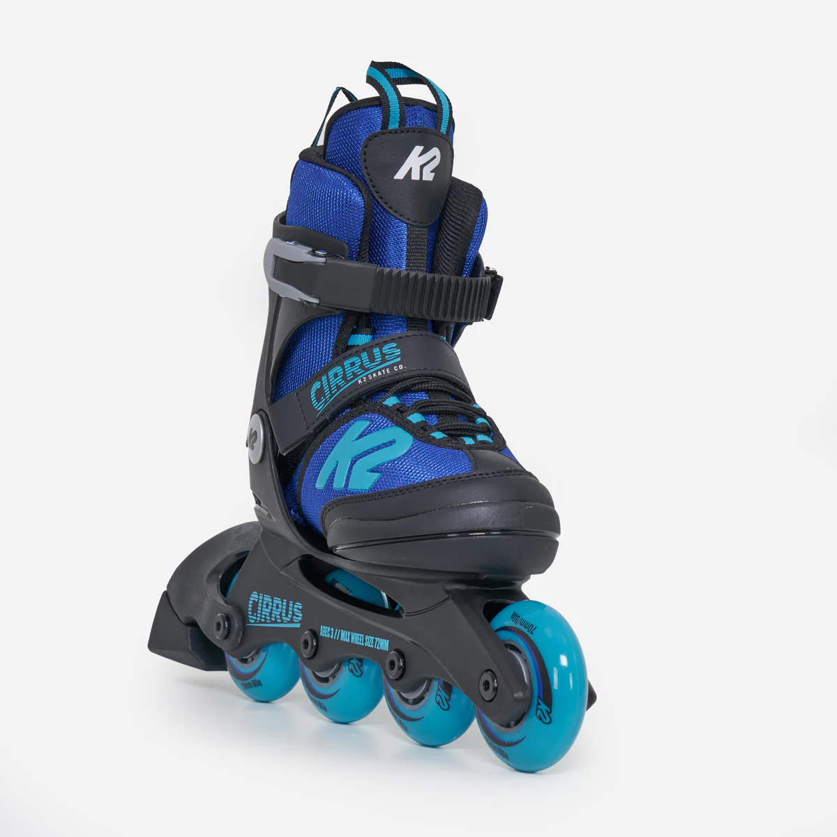 K2 Cirrus Boys Adjustable Kids Inline Skates - Blue - Image 2