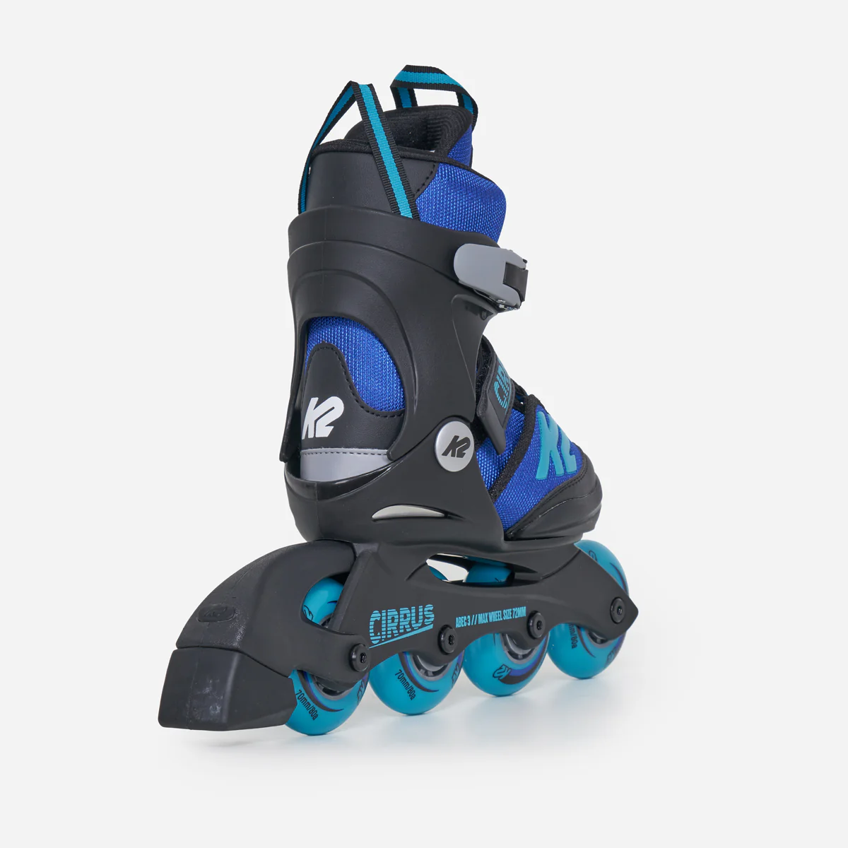 K2 Cirrus Boys Adjustable Kids Inline Skates - Blue - Image 3