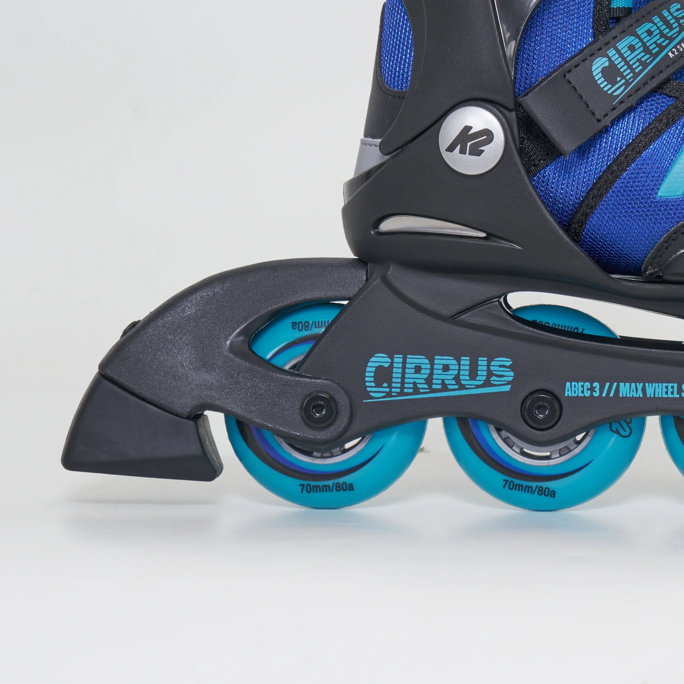 K2 Cirrus Boys Adjustable Kids Inline Skates - Blue - Image 4