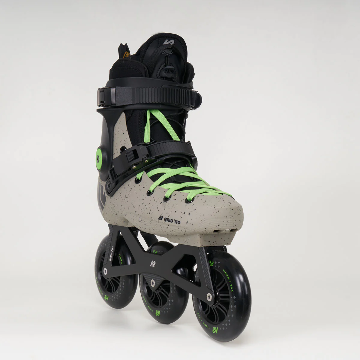 K2 Grid 110 Premium 3-Wheel Inline Skates - Unisex - With Intuition Liners - Image 2