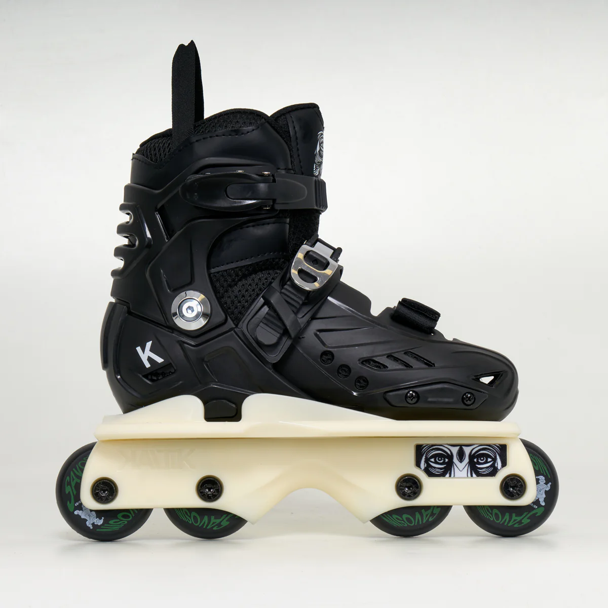 Kaltik K Skate Jr With Nylon Flat V1 Frames - Black
