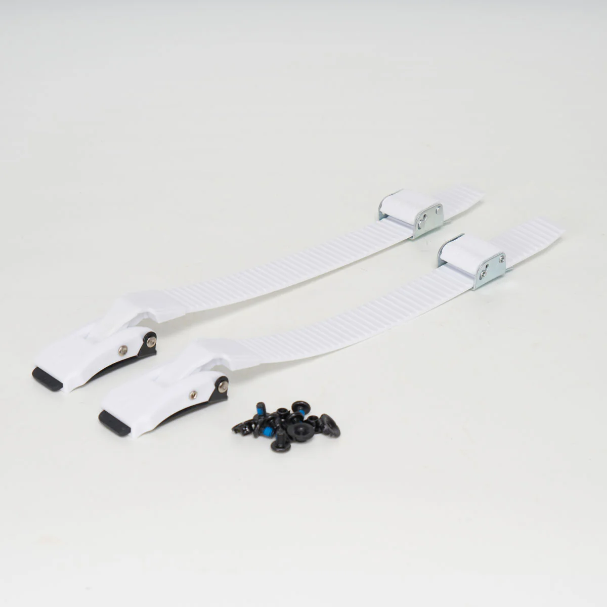 Kizer Clipper Buckle Set - Complete (White) L / R - 21cm