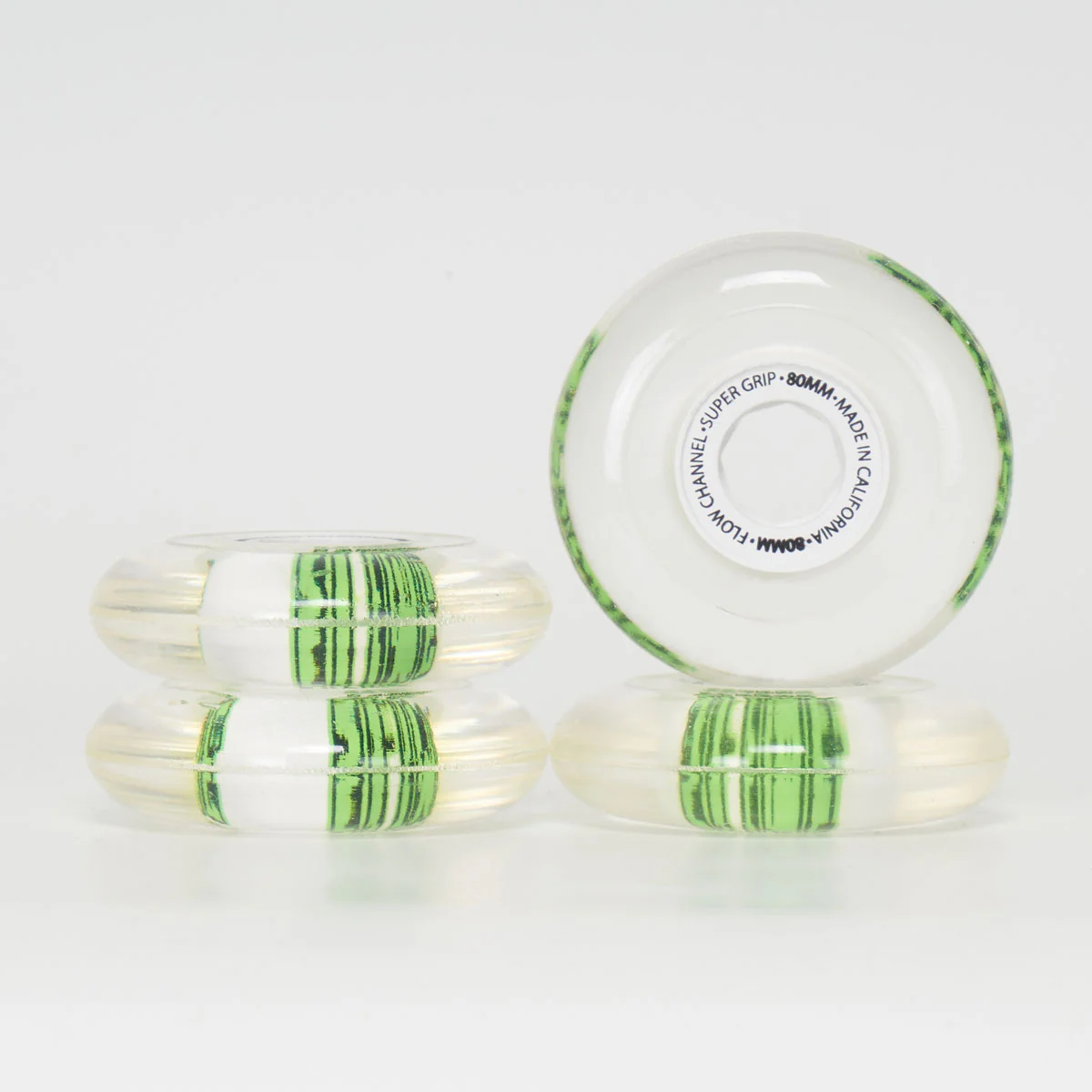 Labeda Slime Wheels - White (Indoor/Hockey) X-Soft - 76mm/80mm (76a) - Image 3