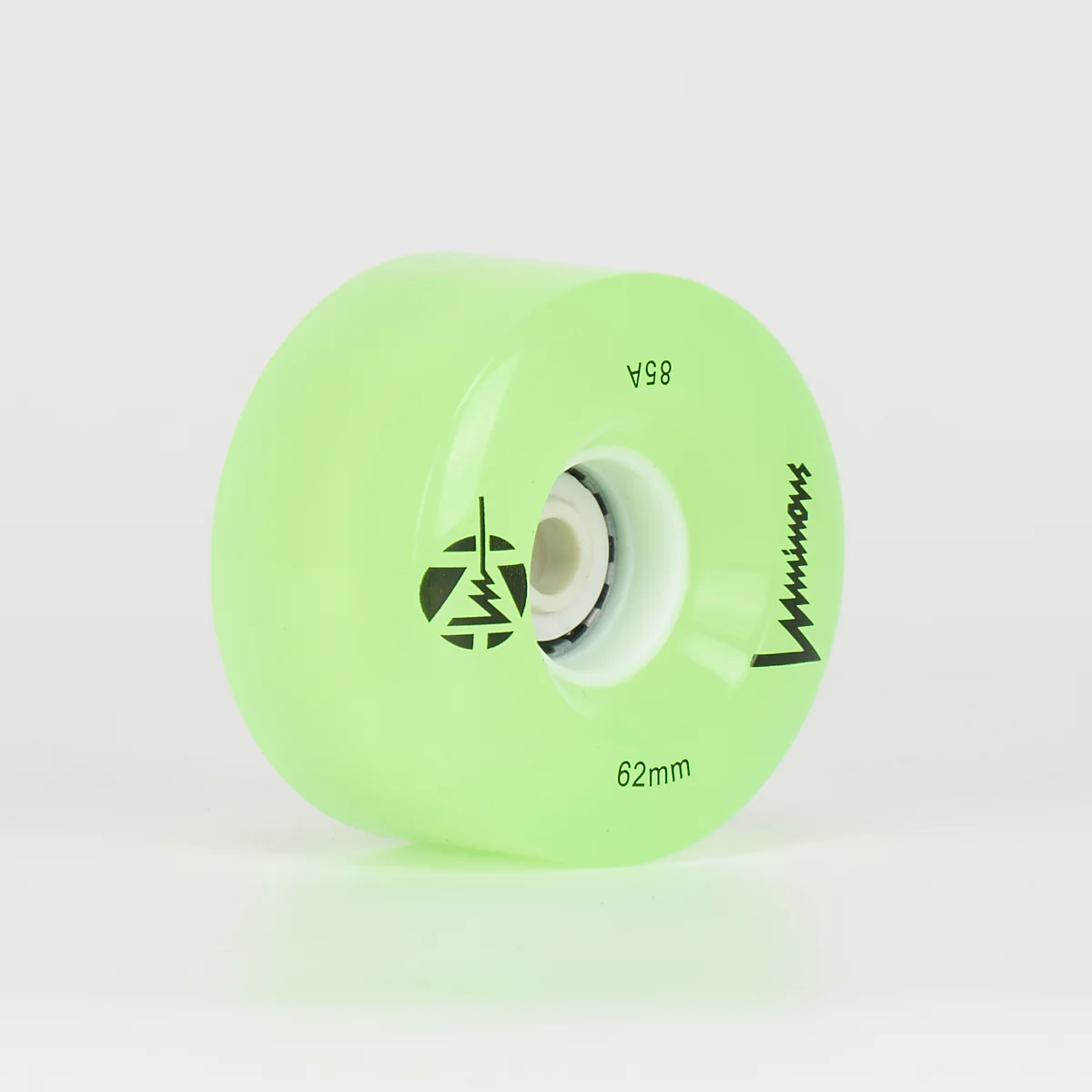 Luminous LED Light Up 62mm/85a Wheels - Green (Singles)