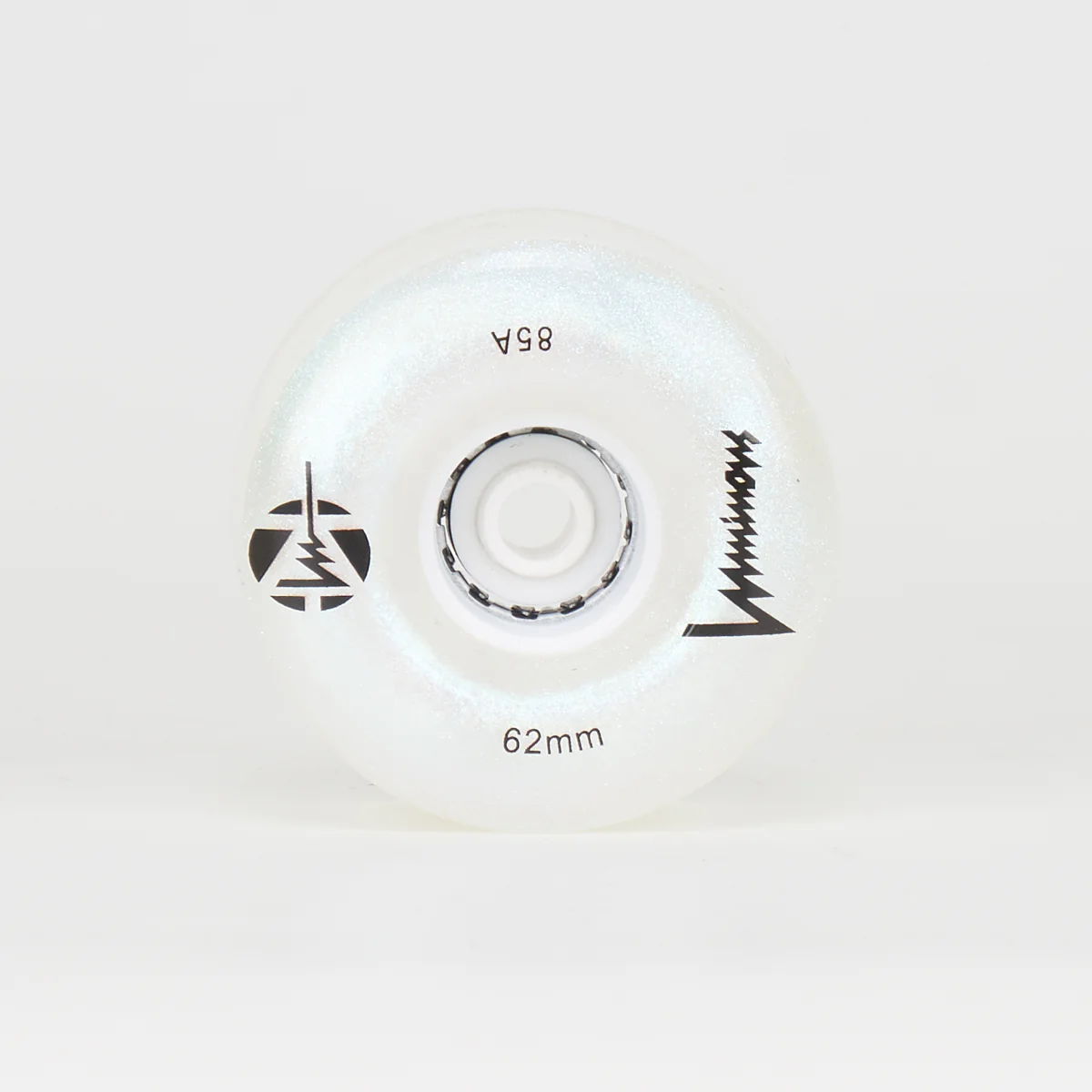Luminous LED Light Up 62mm/85a Wheels - White Pearl Nacre (Singles) - Image 2