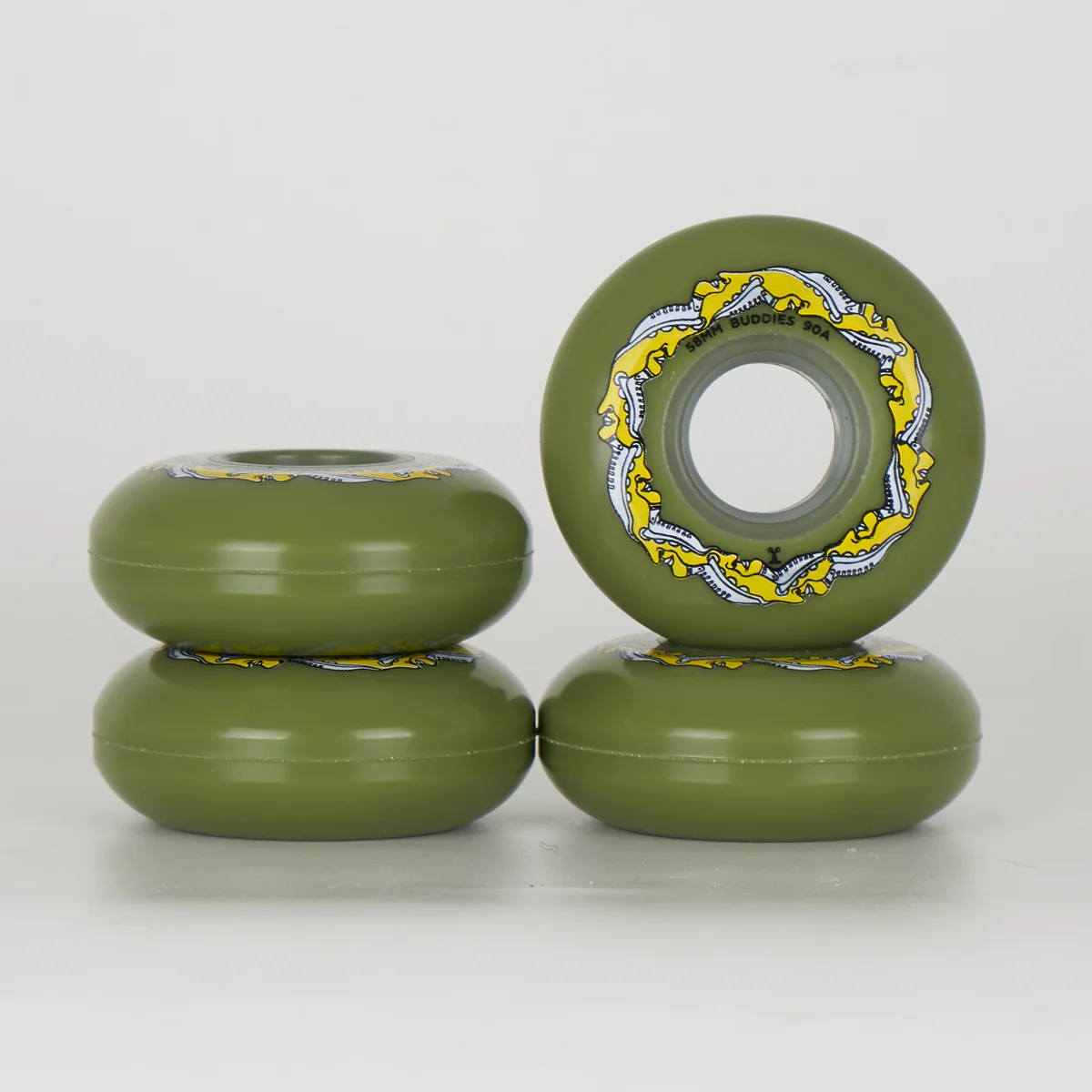 Mushroom Blading Buddies Wheels 58mm / 90a - 4 Pack