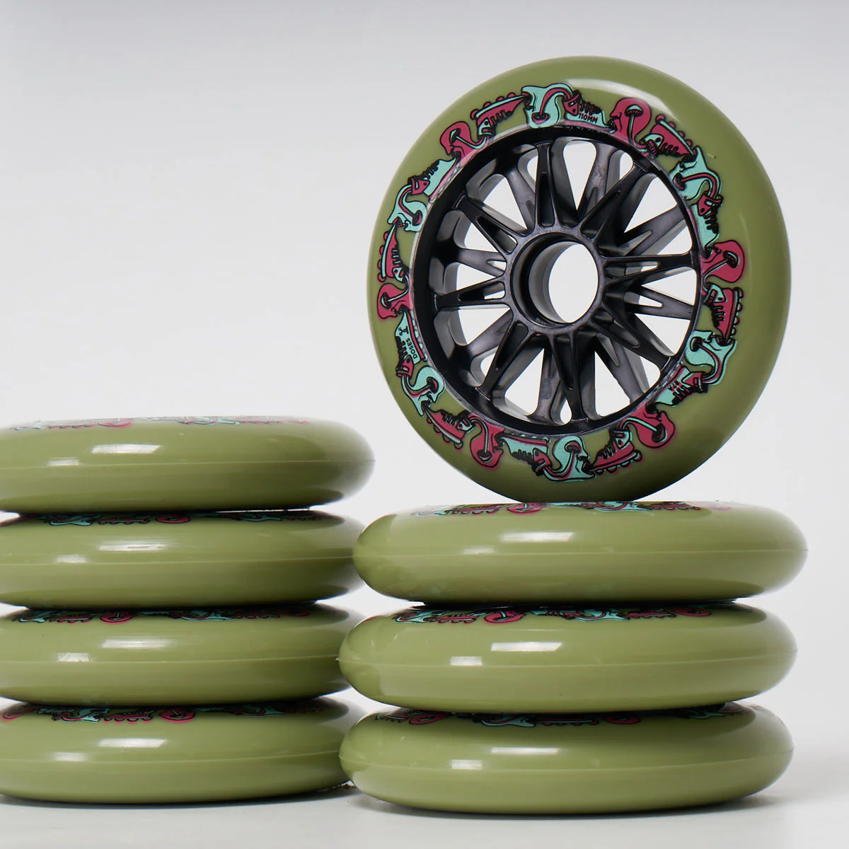 Mushroom Blading Doses Wheels 110mm - 8 Pack - Image 2