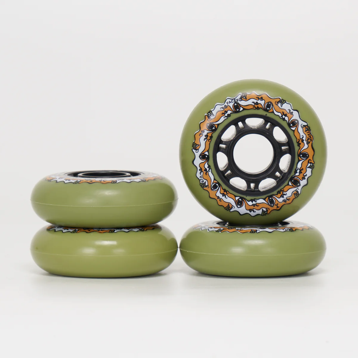 Mushroom Blading Faces Wheels 72mm - 4 Pack - Image 2