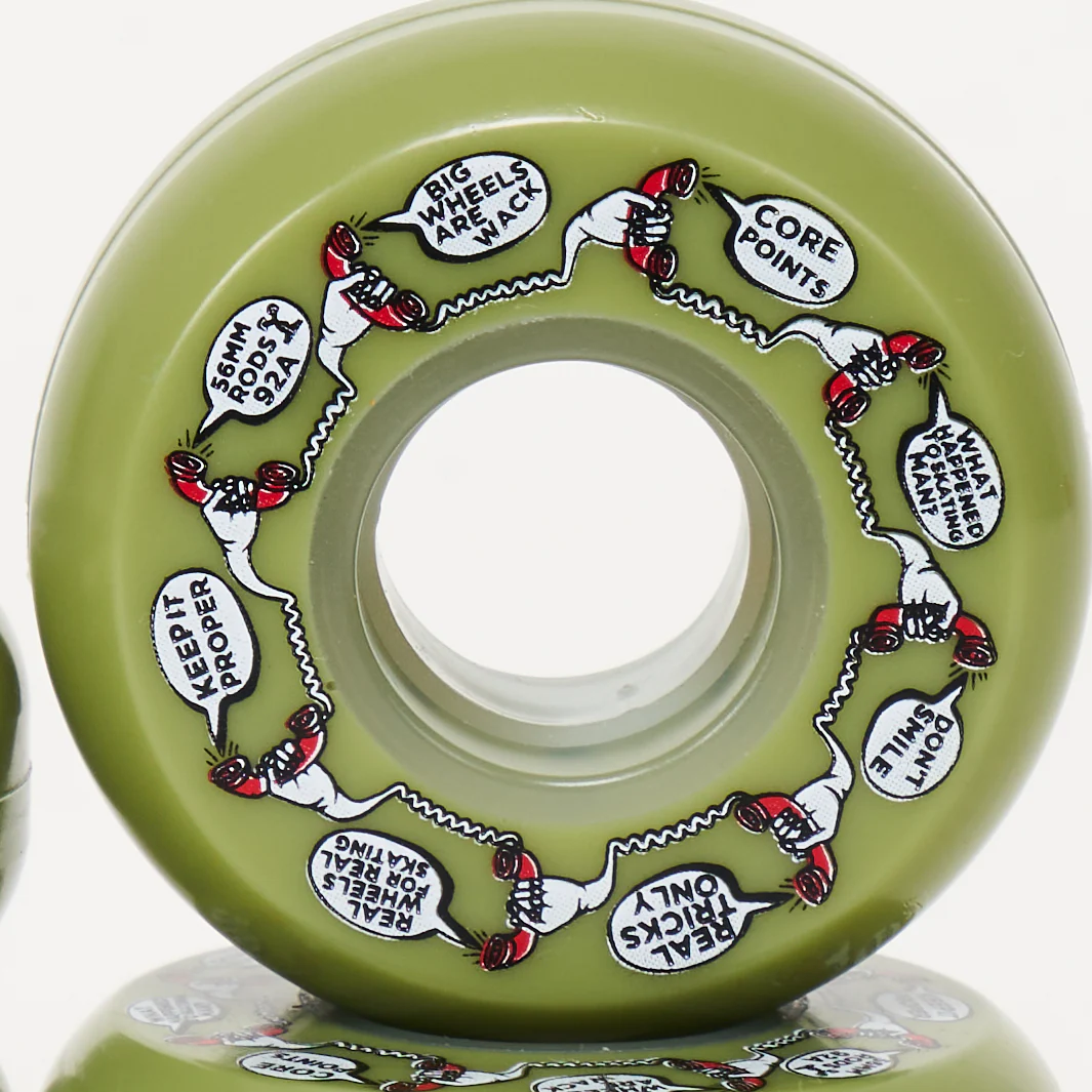 Mushroom Blading 'Rods' Wheels 56mm - 4 Pack - Image 2