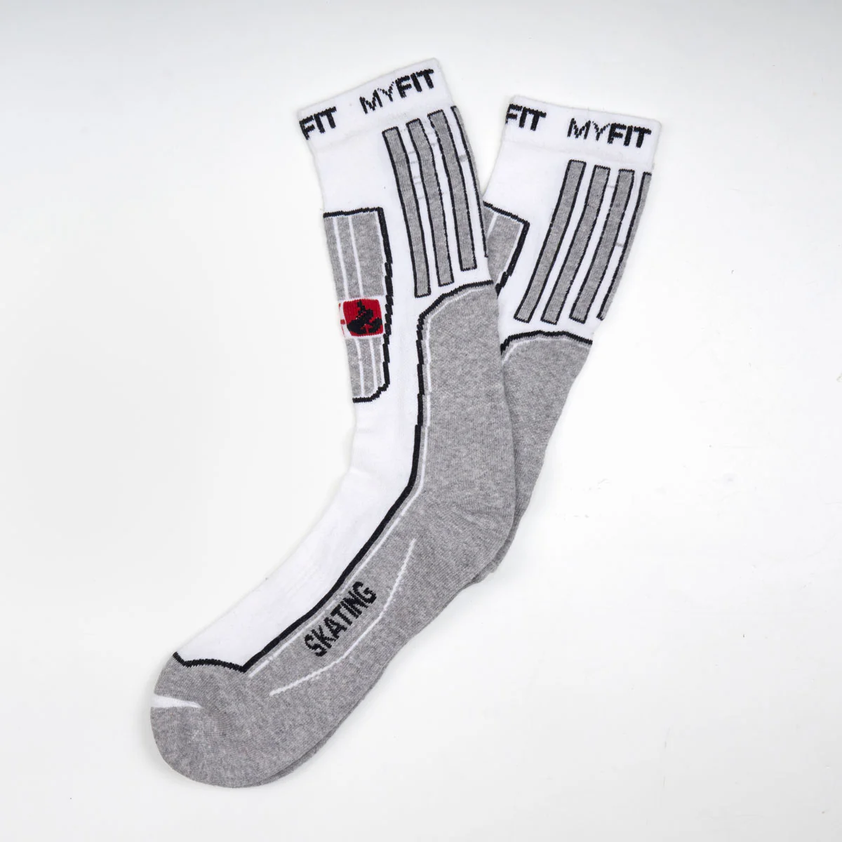 MyFit Skating Socks - White - Image 3