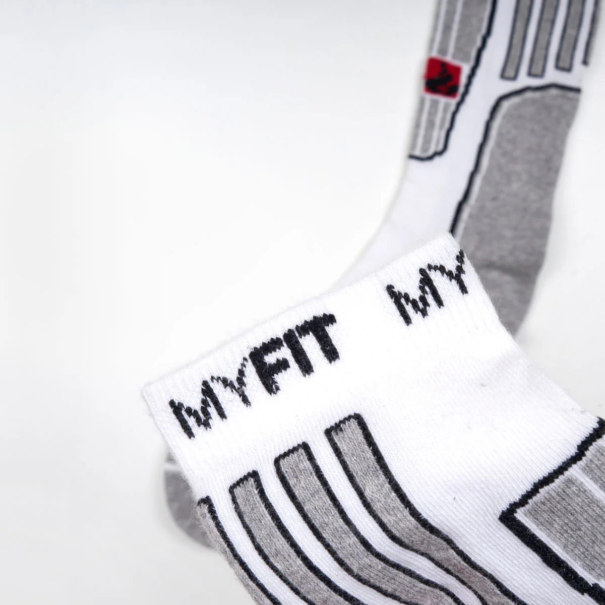 MyFit Skating Socks - White - Image 4