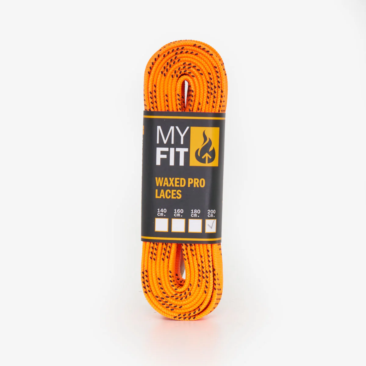 Myfit Waxed Pro Laces - Neon Orange