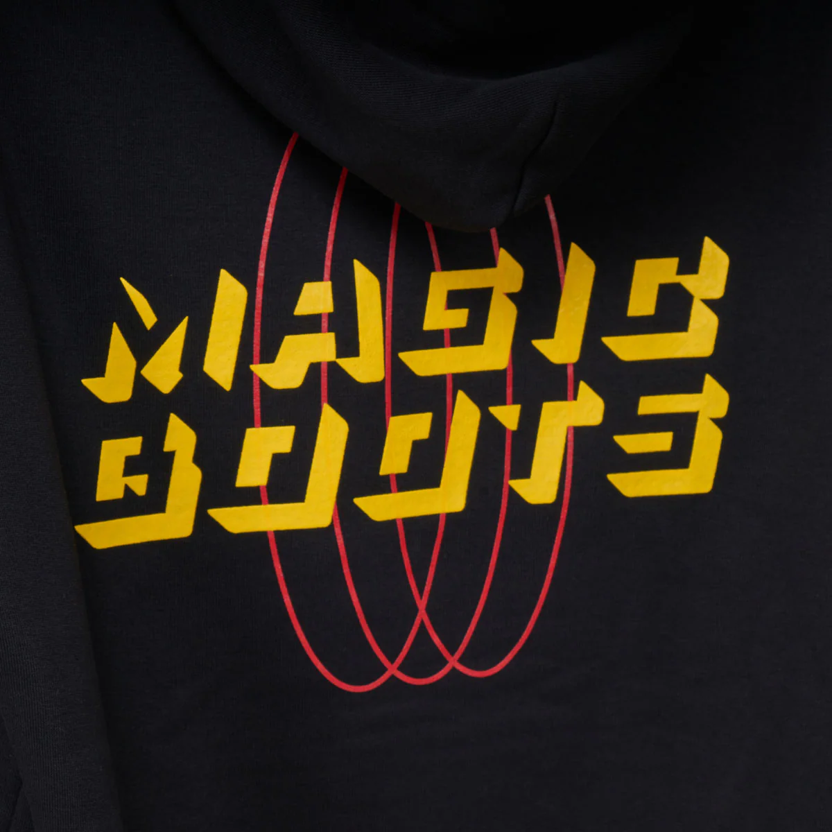 NJ Nils Jansons 'Magic Boots' THE HOODIE - Black - Image 4