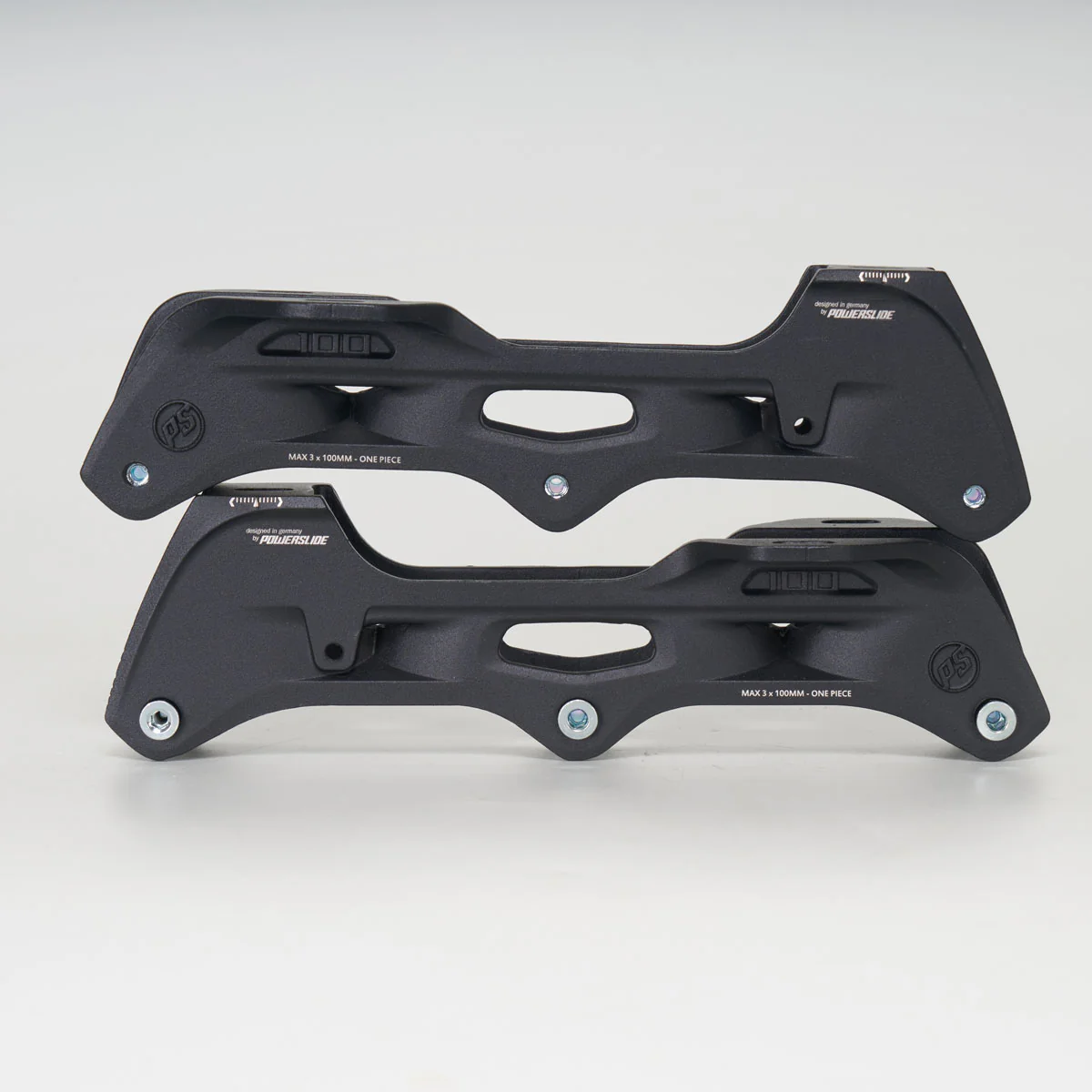 Powerslide Elite Casted Frame, Trinity mount, 3x100, 205mm length, Black - Image 2