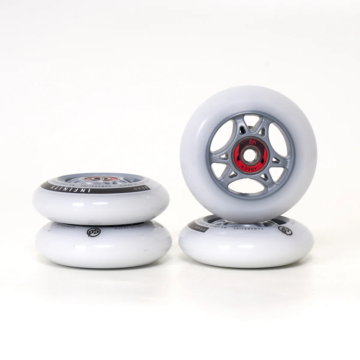 Powerslide Infinity 80mm Wheels w/Wicked Bearing - 4 Set - Image 2