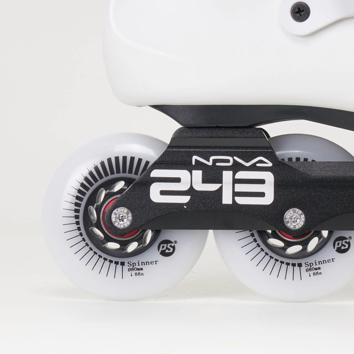 Powerslide Zoom Pro Nova 80 Inline Skates - Unisex - White - Image 3