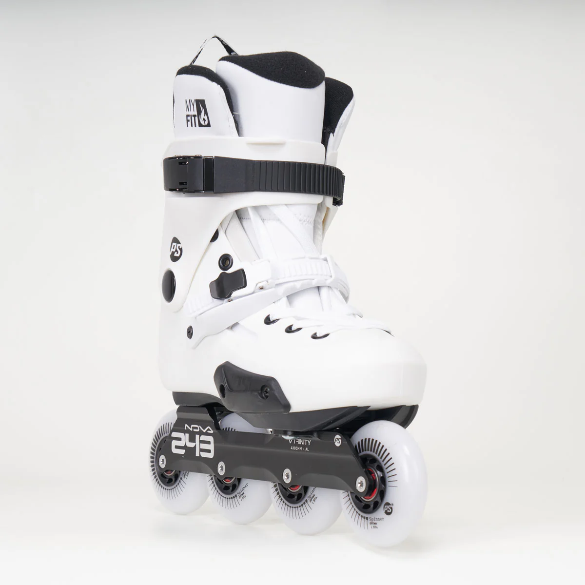 Powerslide Zoom Pro Nova 80 Inline Skates - Unisex - White - Image 4