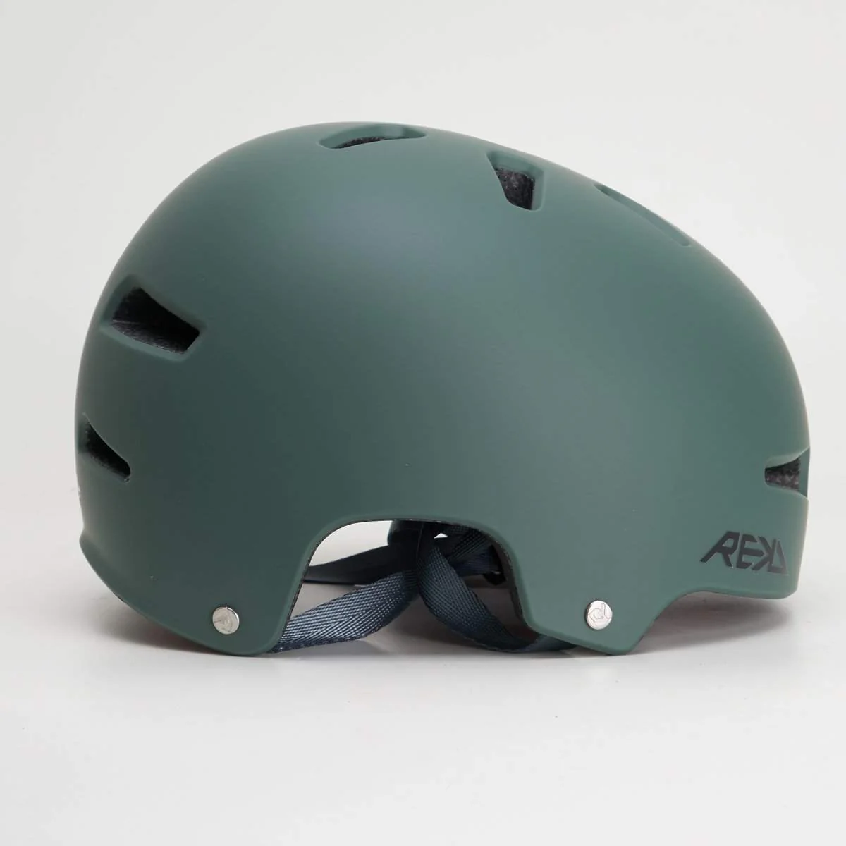 REKD Ultralite In-Mold Green Helmet - Image 2