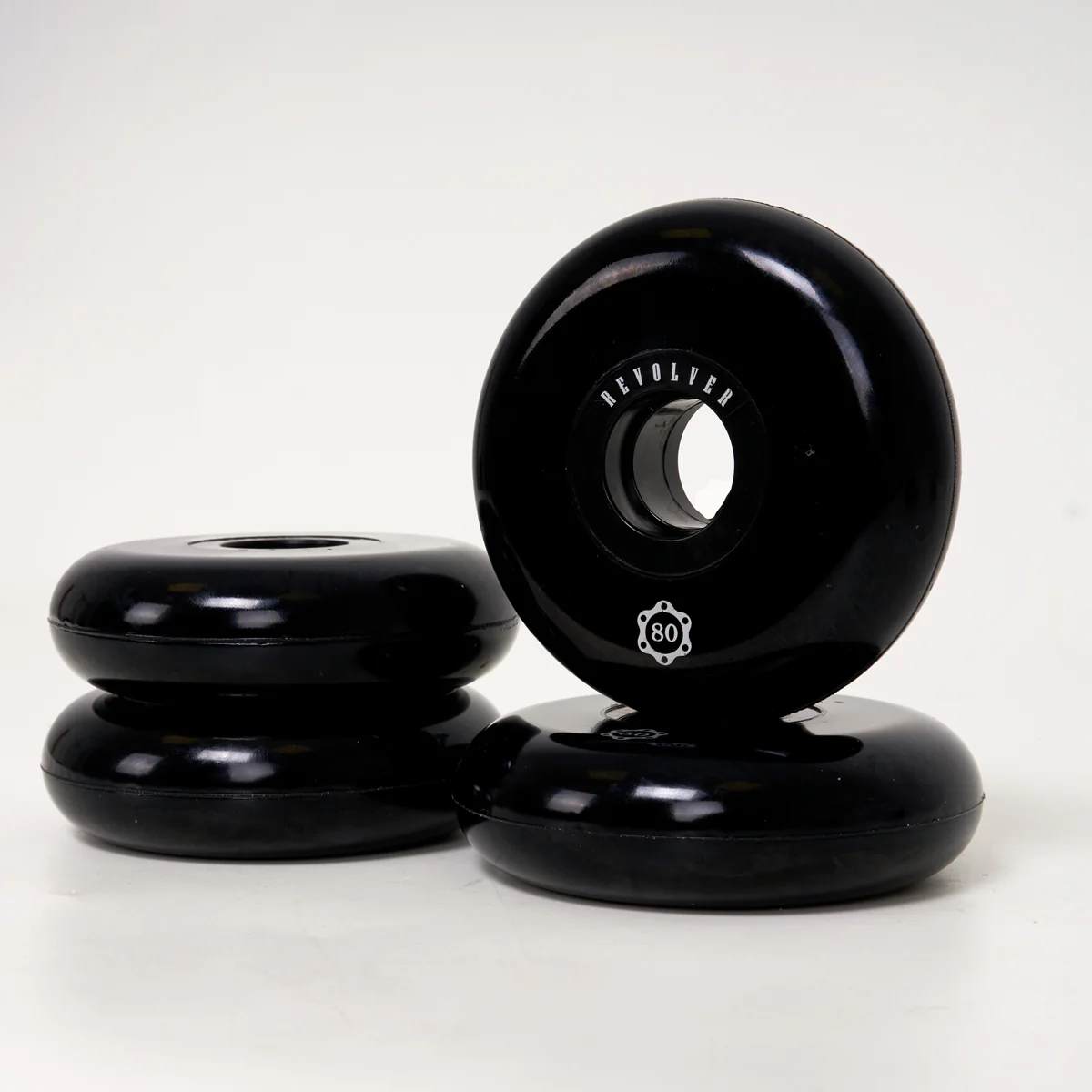 Revolver Black Wheels - 80mm - Image 3