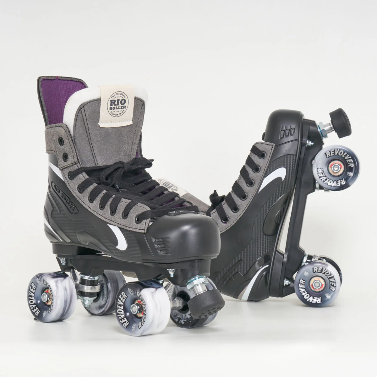 Rio Roller Flow Hockey Quad Skates - With Free Wheel Upgrade