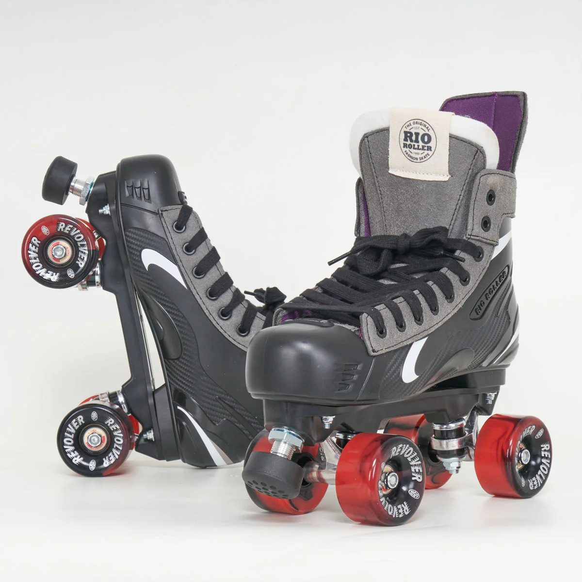 Rio Roller Flow Hockey Quad Skates - With Free Wheel Upgrade - Image 2