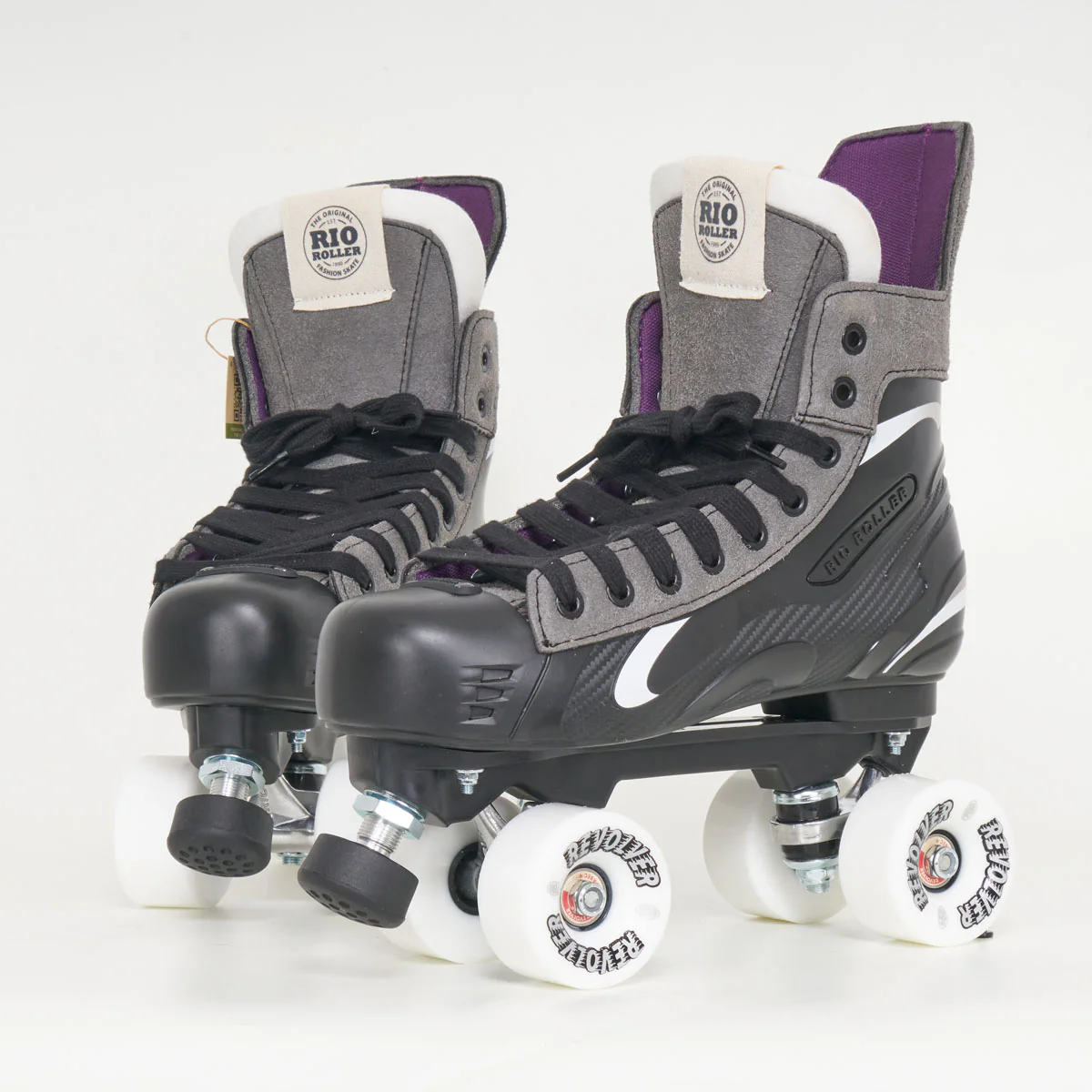 Rio Roller Flow Hockey Quad Skates - With Free Wheel Upgrade - Image 4