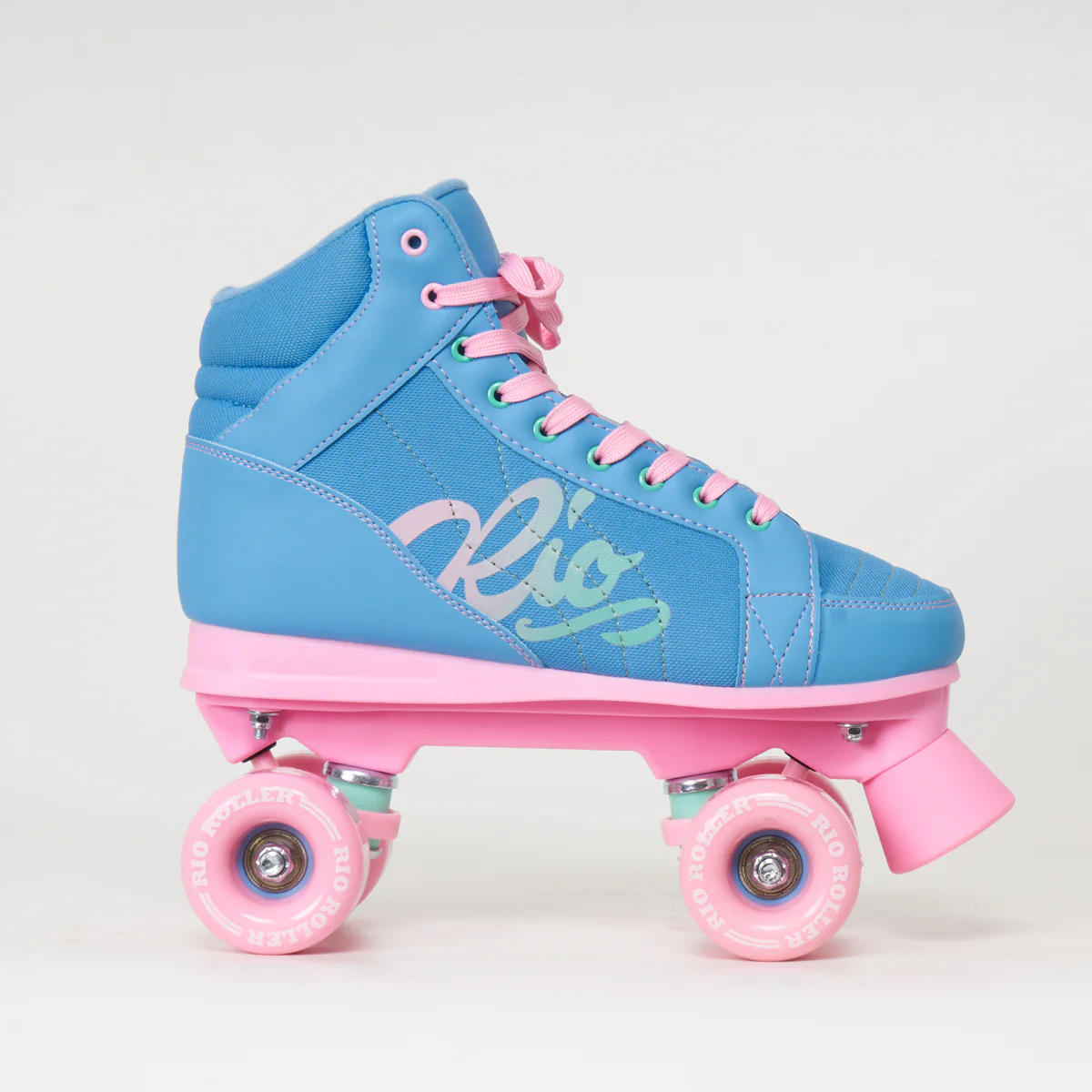 Rio Roller Lumina Quad Skates - Blue / Pink - Image 3
