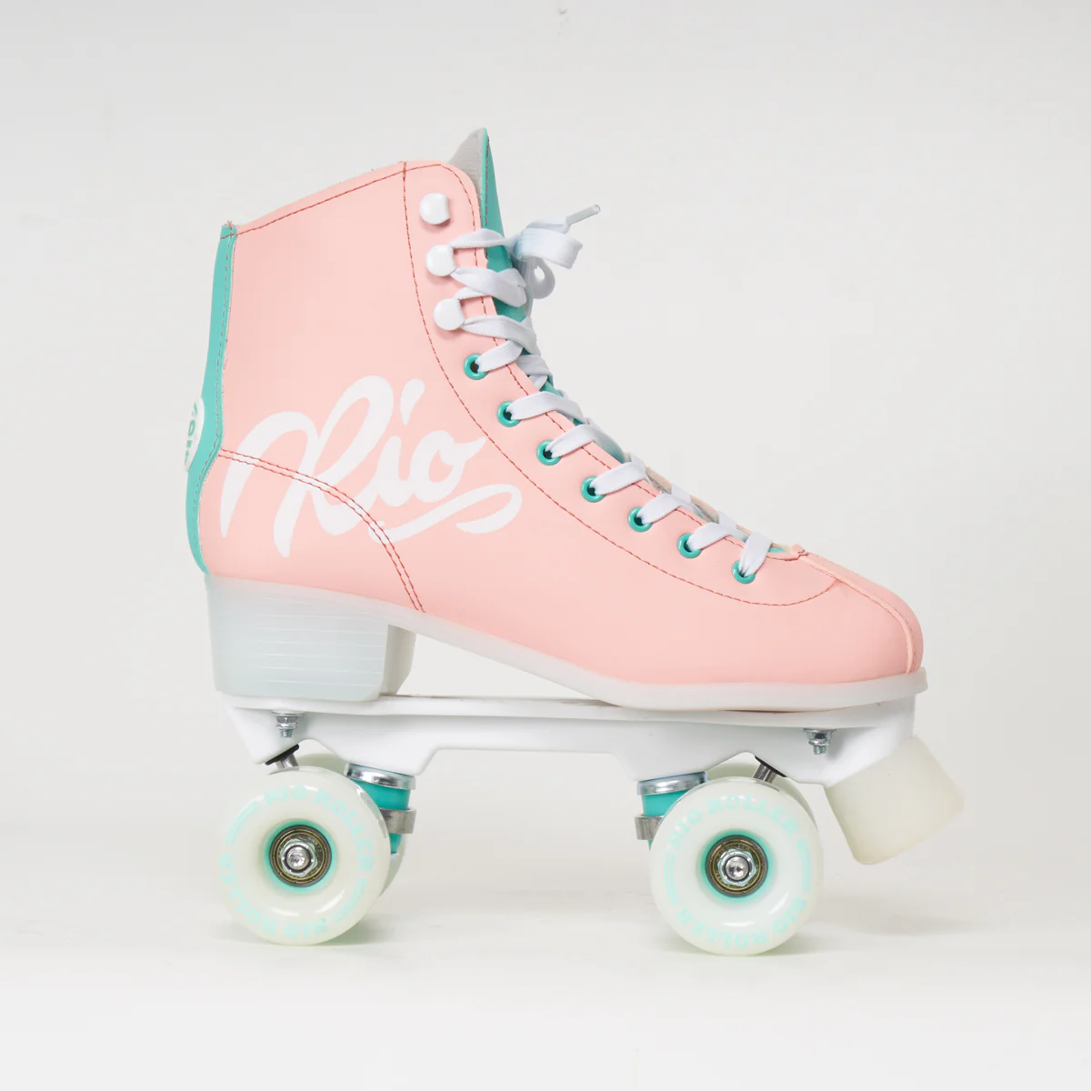Rio Roller Script Rollerskates - Peach - Image 3