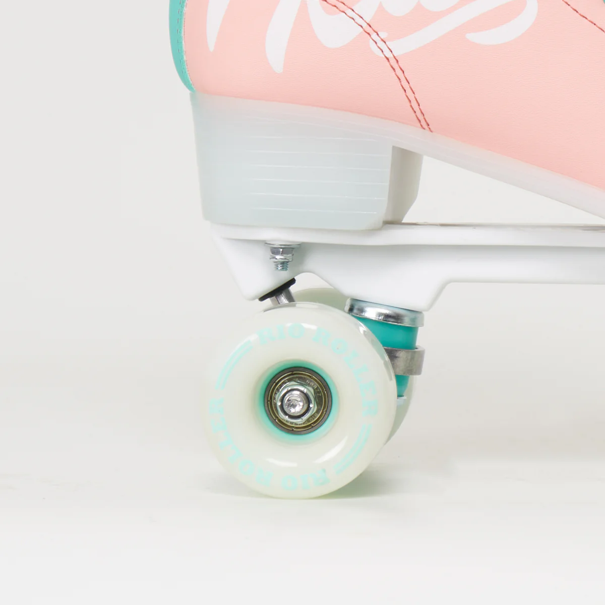 Rio Roller Script Rollerskates - Peach - Image 4