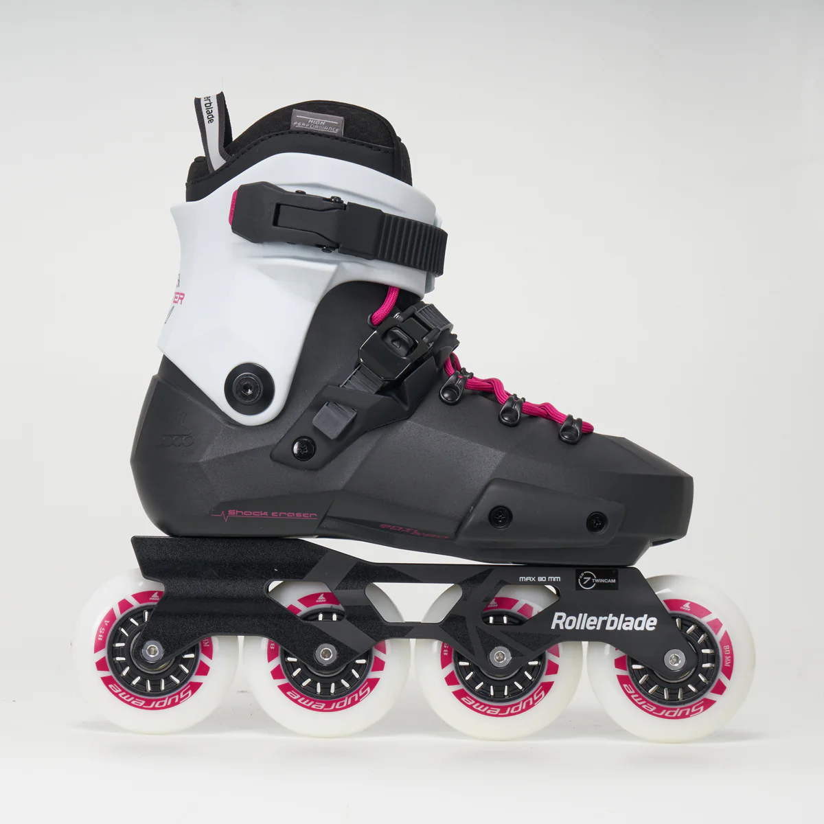 Rollerblade Twister Edge Woman's Inline Skates - Grey/White/Pink