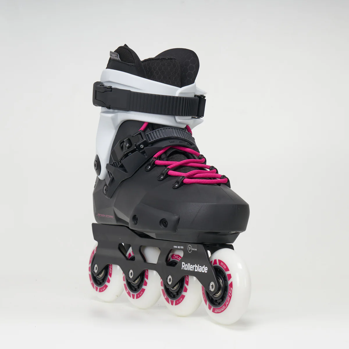 Rollerblade Twister Edge Woman's Inline Skates - Grey/White/Pink - Image 2