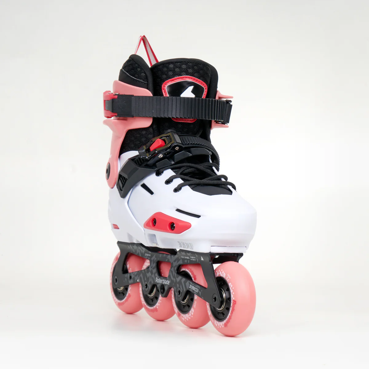 Rollerblade Apex Junior Inline Skates - Unisex - Platinum / Coral - Image 2