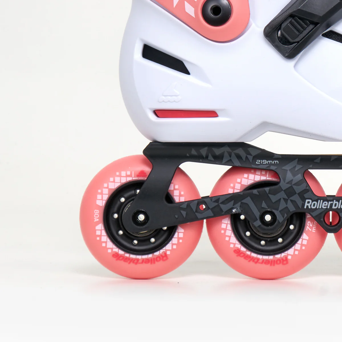Rollerblade Apex Junior Inline Skates - Unisex - Platinum / Coral - Image 4
