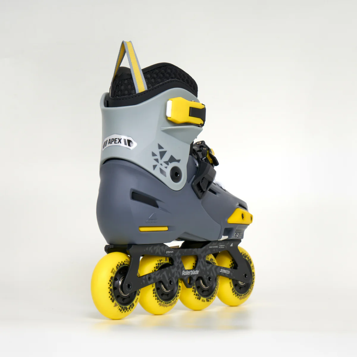 Rollerblade Apex Junior Inline Skates - Unisex - Grey / Yellow - Image 3