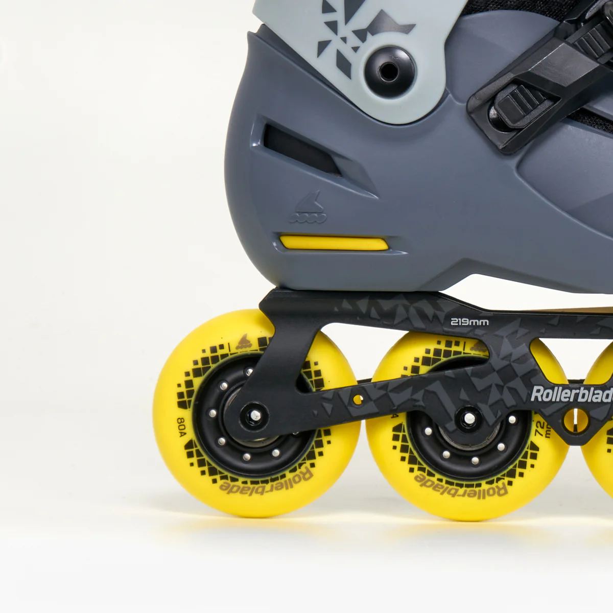 Rollerblade Apex Junior Inline Skates - Unisex - Grey / Yellow - Image 4