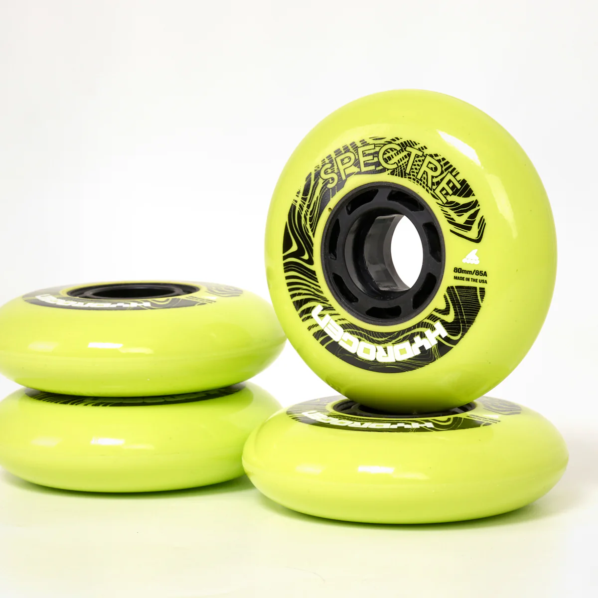 Rollerblade Hydrogen Spectre Wheels 80mm - Chartruese - Image 3