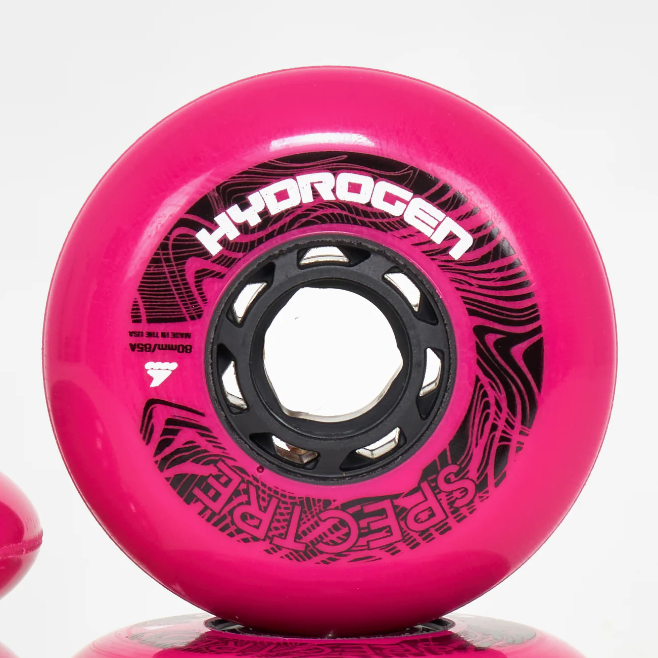 Rollerblade Hydrogen Spectre Wheels 80mm - Royal Fuchsia - Image 4