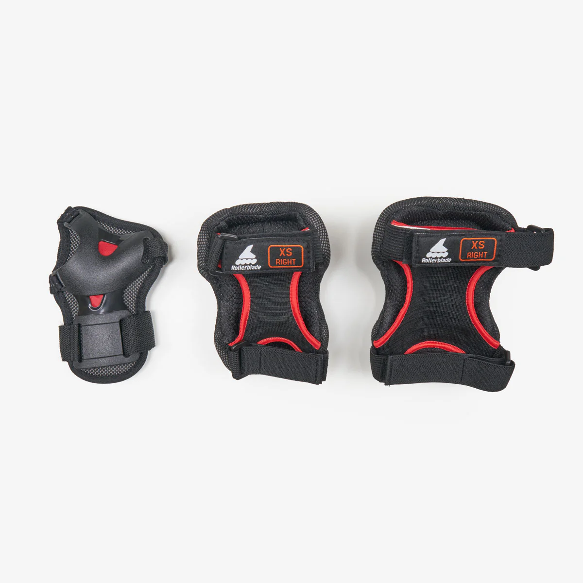 Rollerblade 'Skate Gear' Kids Pad Set - Black & Red - Image 2