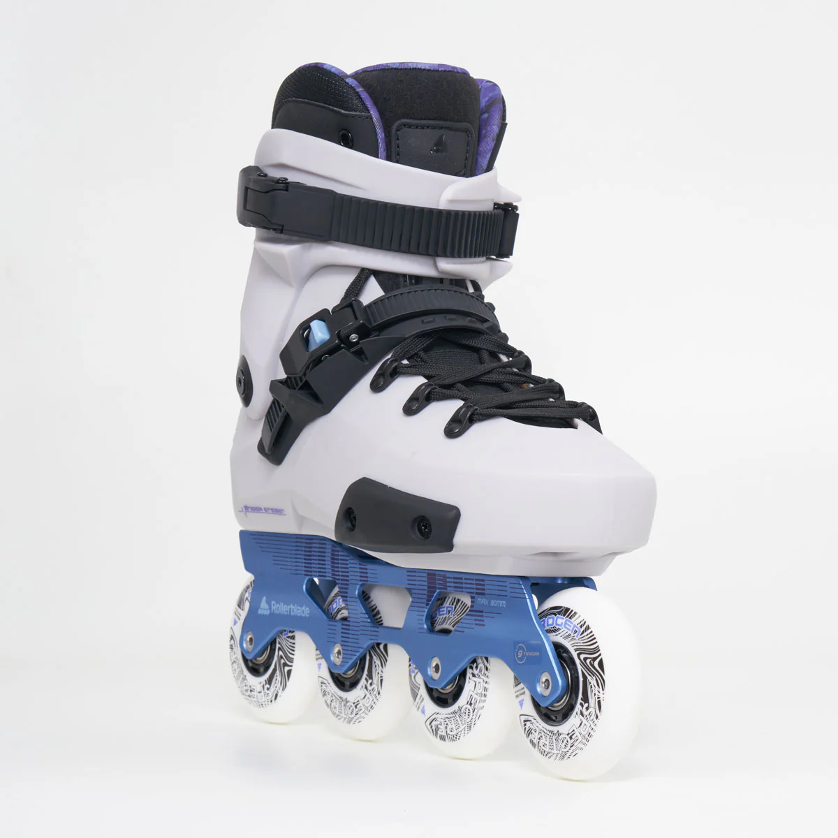 Rollerblade Twister XT Inline Skates - Grey / Periwinkle - Image 2