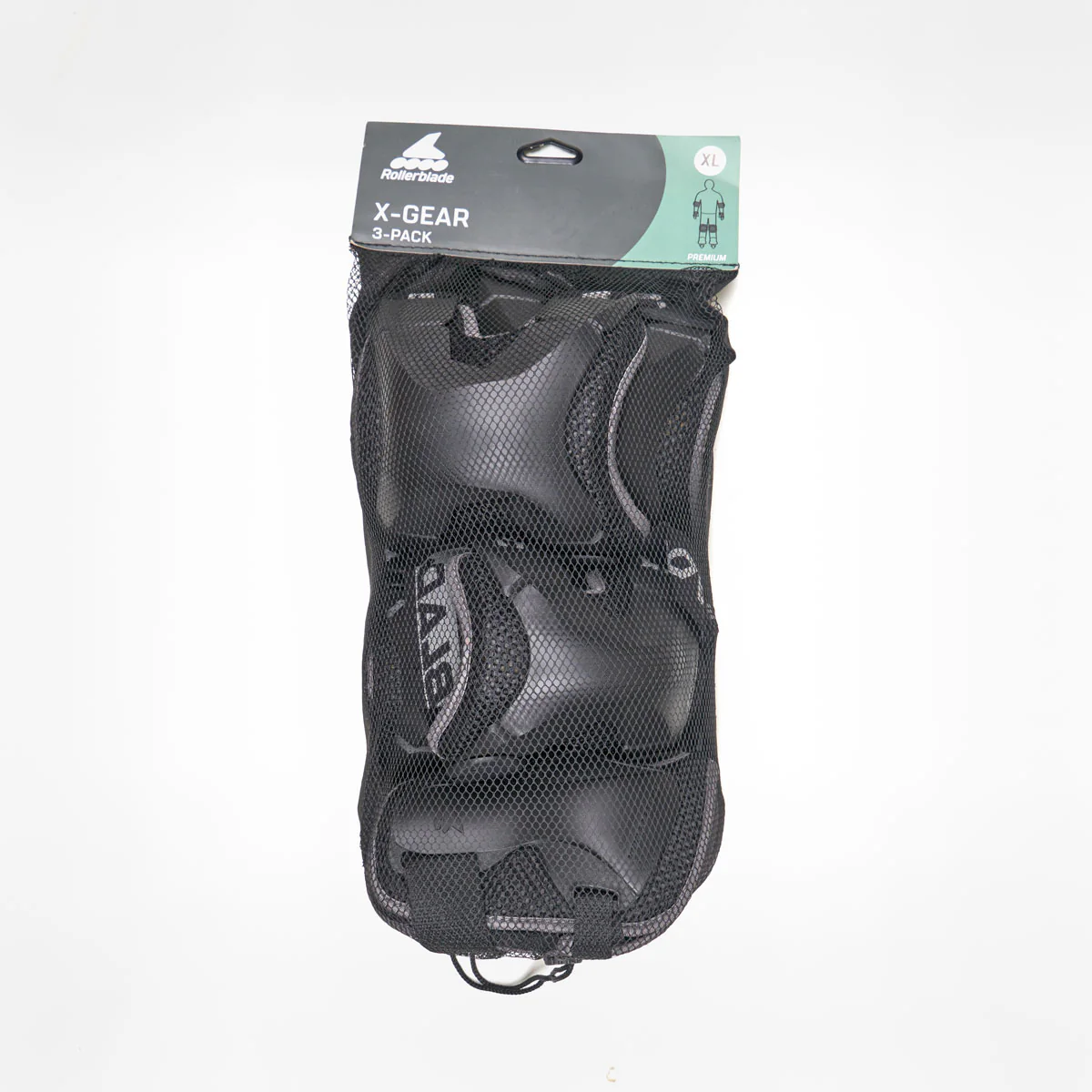 Rollerblade X-Gear 3 Black Pad Set - Image 3