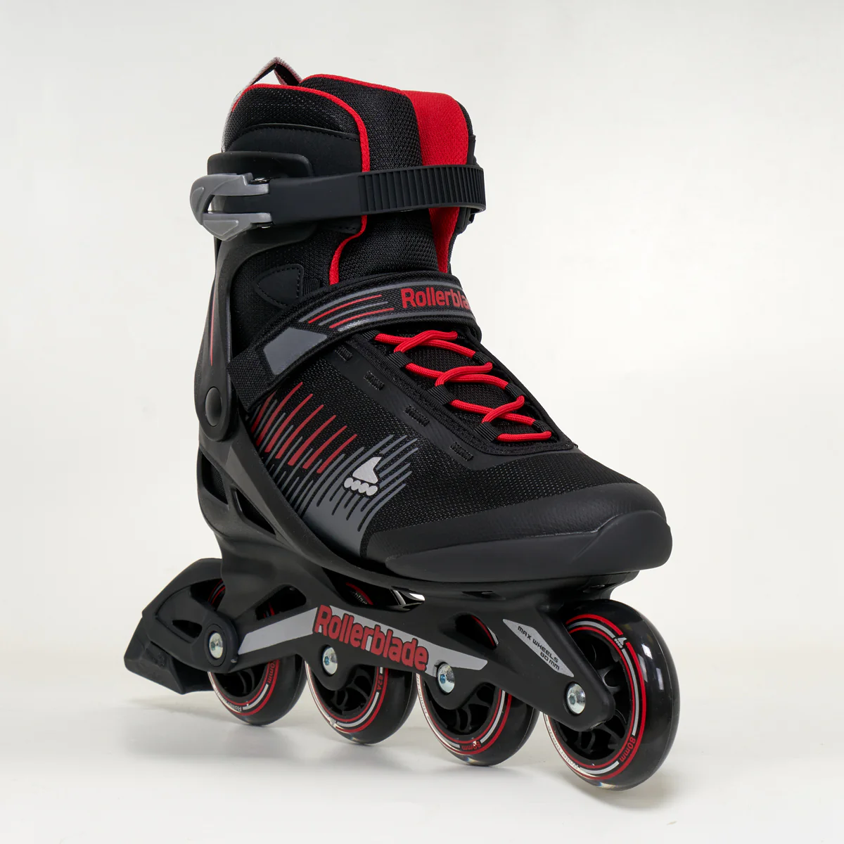 Rollerblade Zetrablade Men's Softboot Inline Skates - Black / Red - Image 2