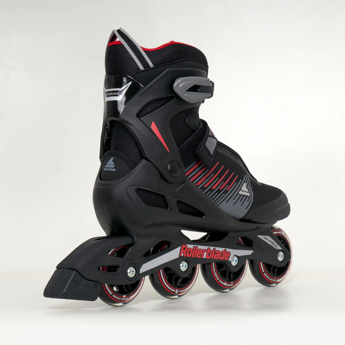 Rollerblade Zetrablade Men's Softboot Inline Skates - Black / Red - Image 3