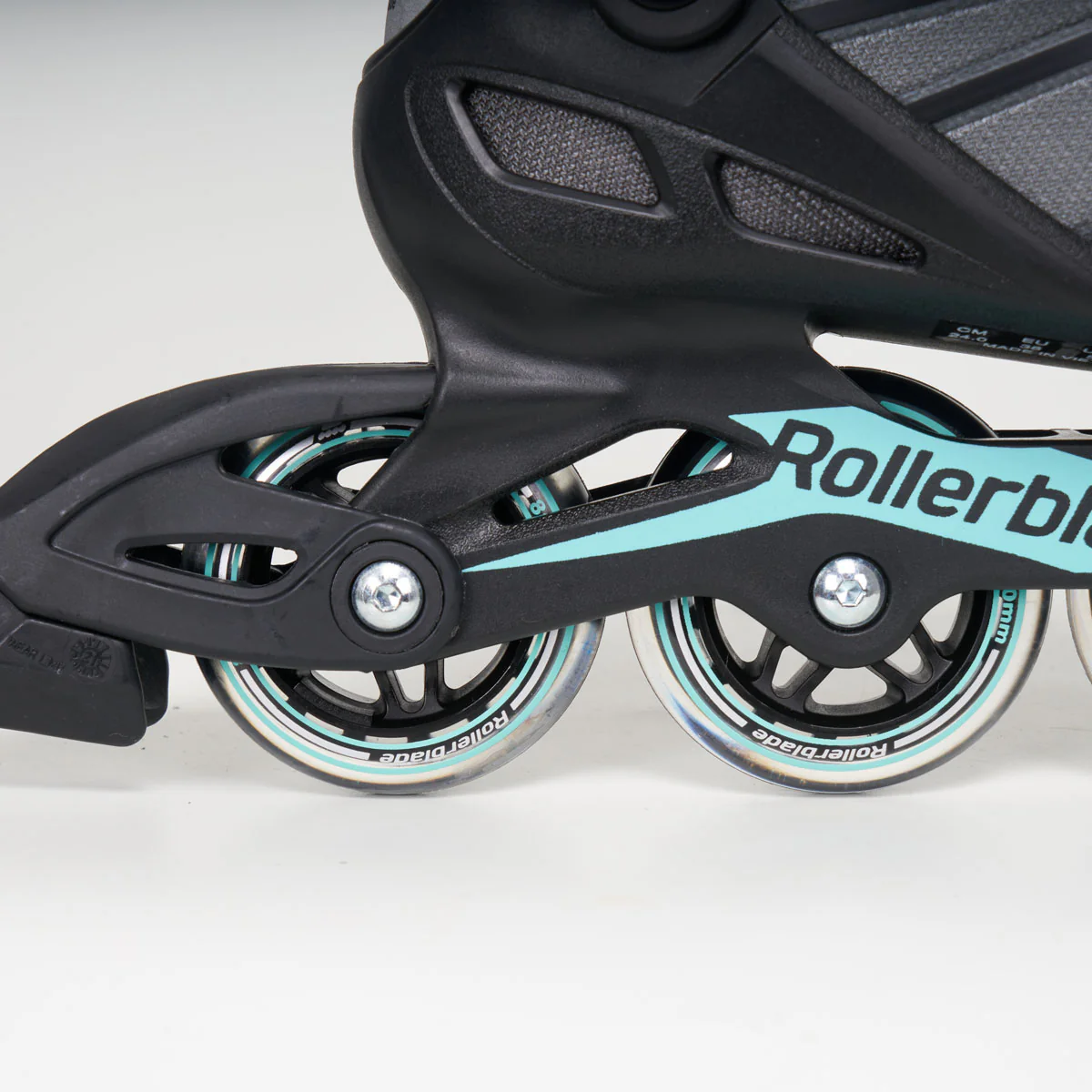 Rollerblade Zetrablade Woman's Softboot Inline Skates - Black/ Light Blue - Image 4