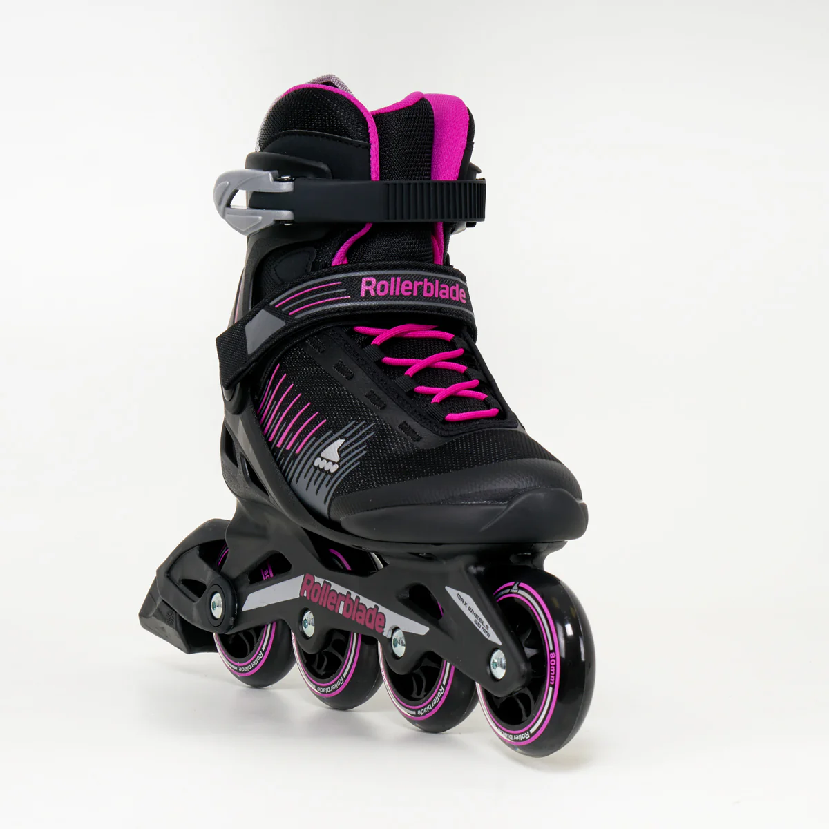 Rollerblade Zetrablade Woman's Softboot Inline Skates - Black/ Pink - Image 2