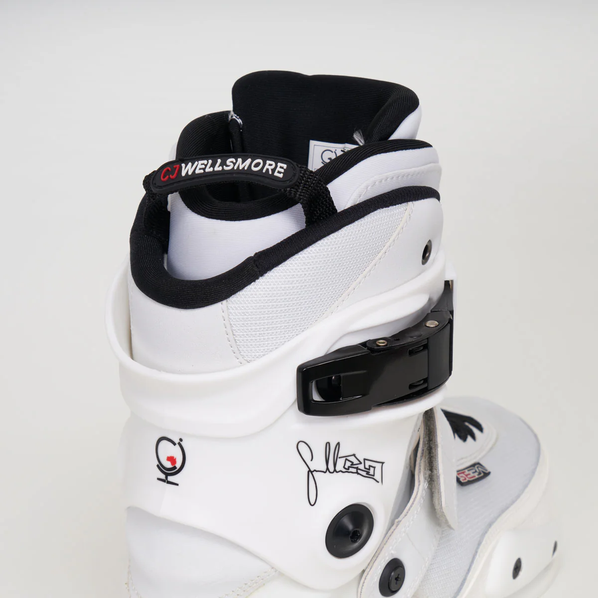 Seba CJ2 Prime White Skates (Plastic version with removable liner) - Boot Only - Image 4