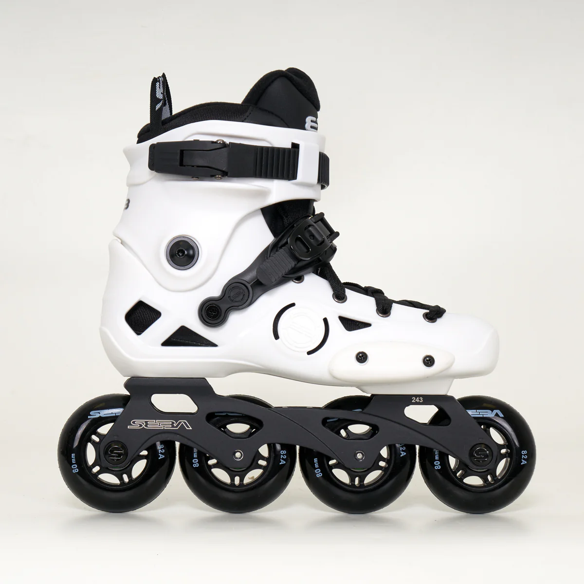 Seba E3 80 Premium - Unisex Inline Skates (White)