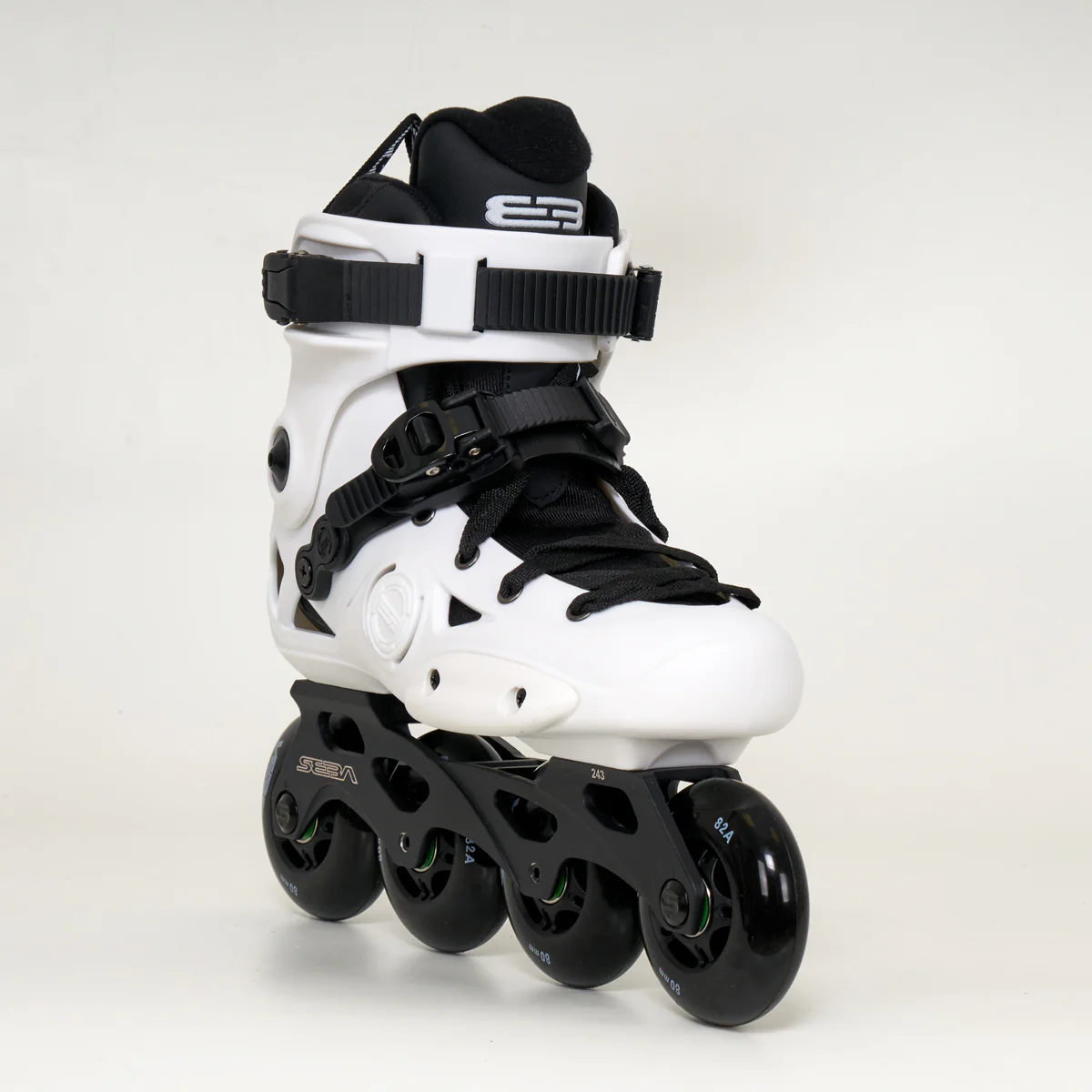 Seba E3 80 Premium - Unisex Inline Skates (White) - Image 2